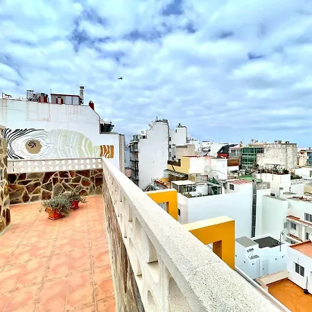 Διαμέρισμα Exterior Dbl Studio,wifi,only 50 M, Playa Las Canteras